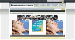 Desktop Screenshot of lowercostofgovernment.com